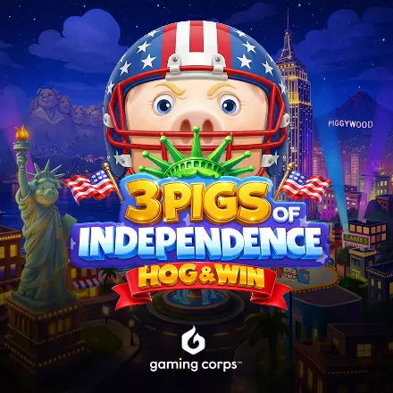 Machine à sous 3 Pigs of Independence: Hog & Win sur WildWin
